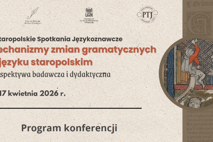 Program konferencji Staropolskie Spotkania Językoznawcze V